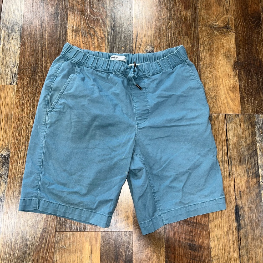 Sonoma Men's Slate Blue Elastic Waist Hybrid Shorts